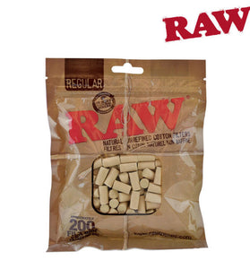 RAW Cotton Filter Tips Regular