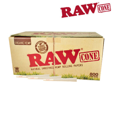RAW Organic King Size Bulk Cone 800