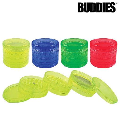 Buddies 5 Piece Plastic Grinder 8 per box