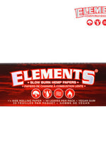 Elements 1 1/4 RED Slow Burning Rolling Papers