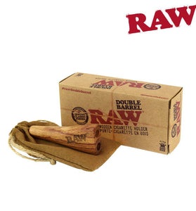 RAW Double Barrel Wooden Pipe