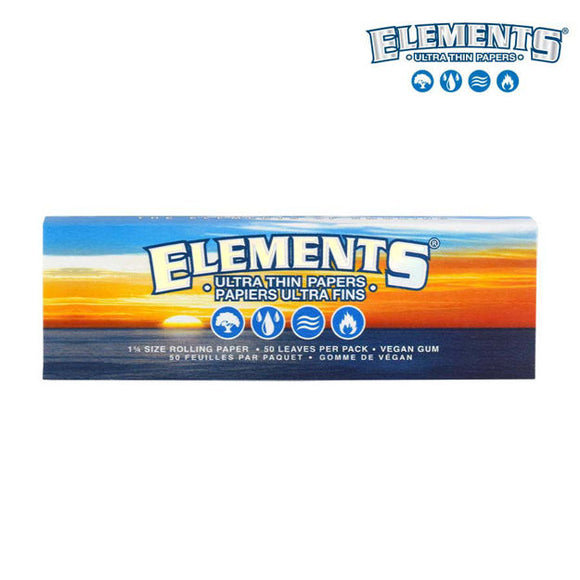 Elements 1 1/4 Ultra Thin Rice Paper Rolling Papers