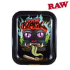 RAW Black Monster Rolling Tray Large 11"x14"