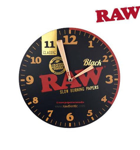 RAW Acrylic Clock - Black