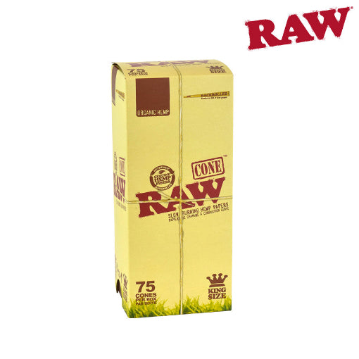 RAW Organic KS Cones 75 per pack
