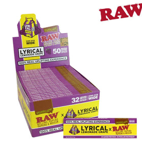 Lyrical Lemonade RAW King Size Lemonade Grape Rolling Papers
