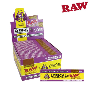 Lyrical Lemonade RAW King Size Lemonade Grape Rolling Papers