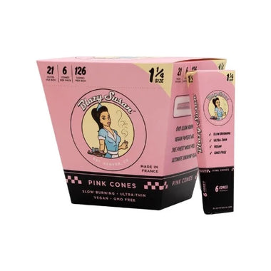 Blazy Susan 6 pack 1 1/4 Pink Pre Rolled Cones