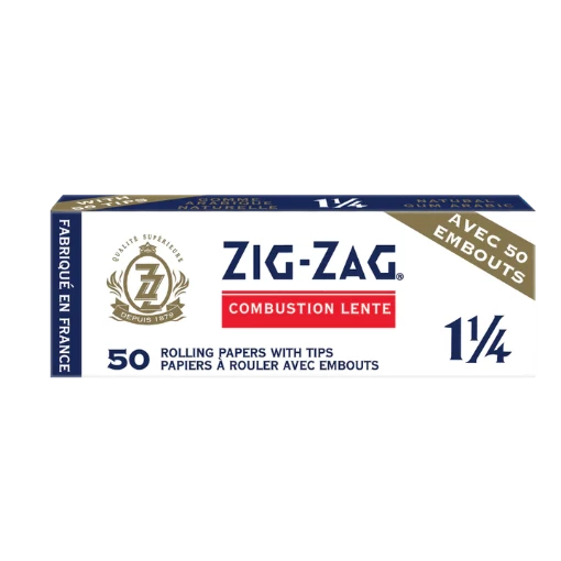 Zig Zag 1 1/4 Slow Burning with Tips