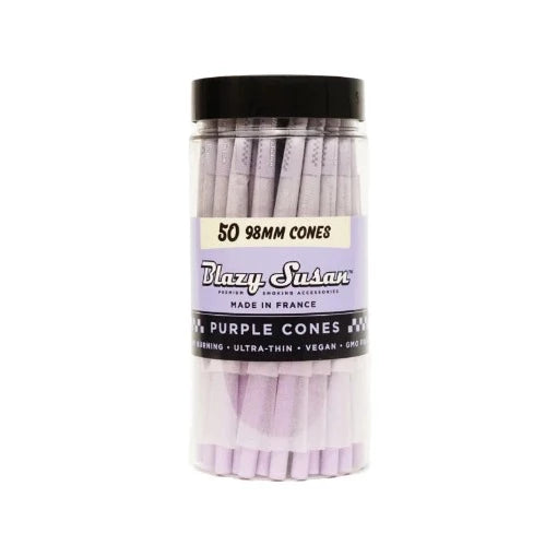 Blazy Susan Purple 98mm Pre-Rolled Cones