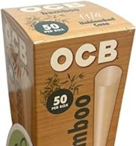 OCB Bamboo Cones 50 Pack