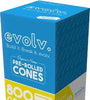 Evolv King Size Pre-Rolled Cones 800 Per Box