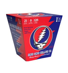 Dead Head Rolling Company - Blazy Susan 1 1/4 Cones 6 pack Grateful Dead