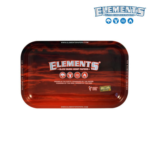 Elements Red Rolling Tray