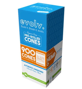 Evolv. 1 1/4 Pre-Rolled Cones Bulk 900 Per Box