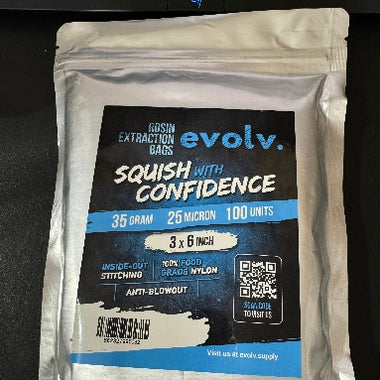 Evolv. 3x6 inch Rosin Bags