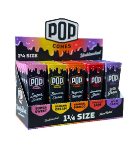 POP Cones 1 1/4" Variety Six Pack Full Display Box Only