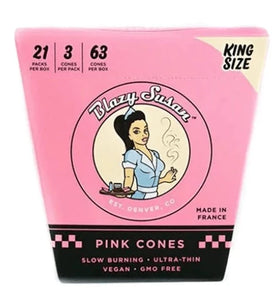 Blazy Susan King Size Pre Rolled Pink Cones