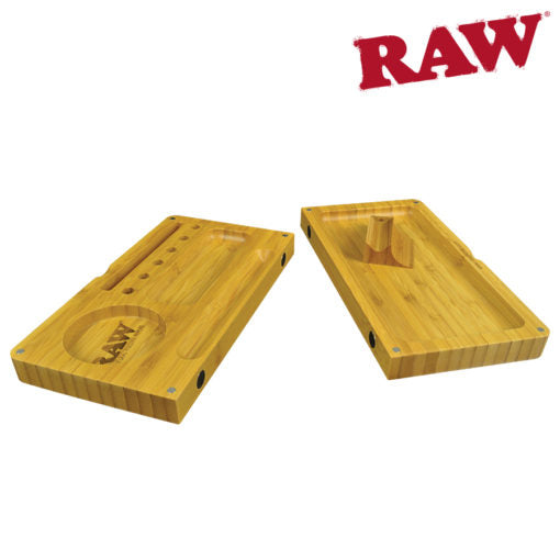 RAW Bamboo Back Flip Tray with Magnet