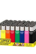 Clipper Assorted Large Lighter Solid Colours