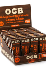 OCB KS 3 Pack Cones 32 Packs Per Display Box