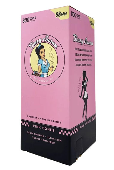 Blazy Susan Bulk Cones 98mm Pink