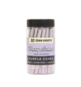 Blazy Susan Purple 53mm Shorty Cones