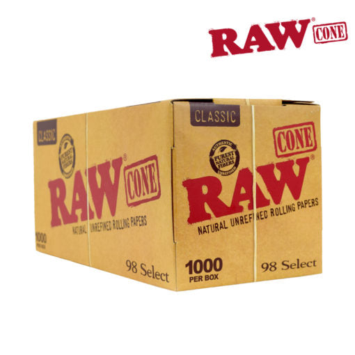 RAW CLASSIC CONE 98 SELECT – 1000/BOX