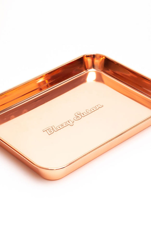 Blazy Susan Stainless Steel Rolling Tray