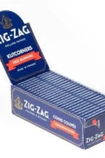 Zig Zag Single Wide Blue Kutcorners Rolling Papers