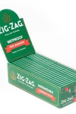 Zig Zag Single Wide Green Wetproof Rolling Papers