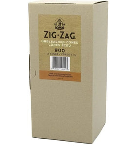 Zig Zag Bulk 1 1/4" Cones 900 Per Box
