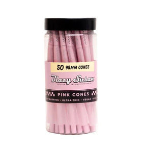 Blazy Susan Pink 50 Count 98mm Pre Roll Cones