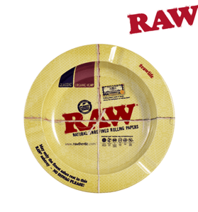 RAW Round Metal Ash Tray - We Roll With It