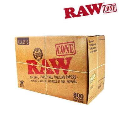 RAW Classic KING SIZE BULK 800 Cones per Box - We Roll With It