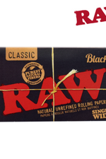 Full Box RAW Black Classic Single Wide Double Window Papers