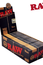 Full Box RAW Black Classic Single Wide Double Window Papers