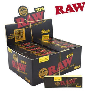 RAW Classic Black Single Booklet - 50 Filter Tips - We Roll With It