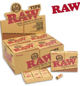 RAW Natural Unrefined Tips Single Box of 21 Tips - We Roll With It
