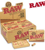 RAW Natural Unrefined Tips Single Box of 21 Tips - We Roll With It