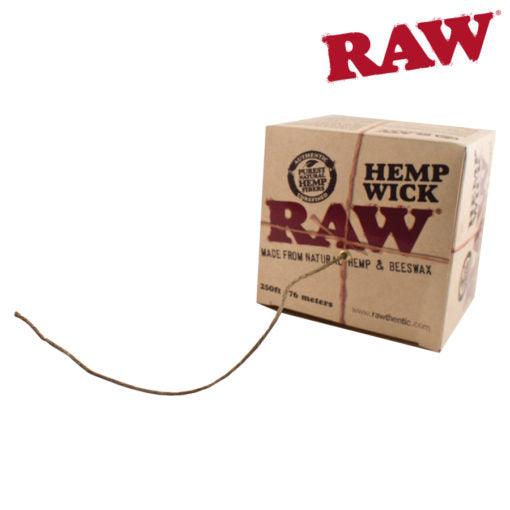 RAW Hemp Wick 250FT - We Roll With It