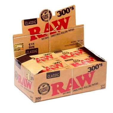 RAW Classic 1 1/4 Natural Rolling Papers 300 pack