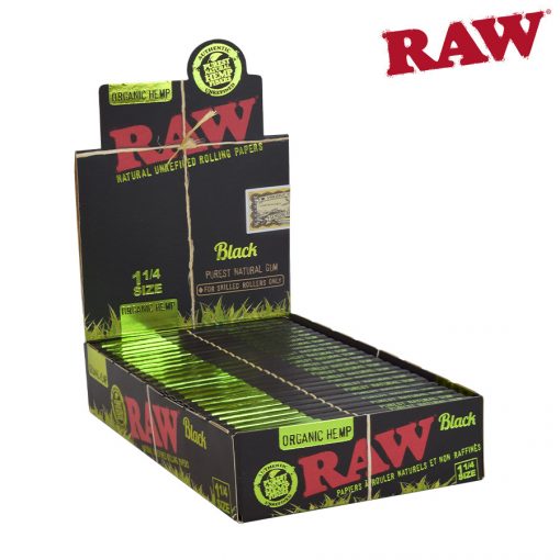 RAW Organic Black 1 1/4