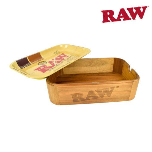 RAW Acacia Wood Cache Box Small - We Roll With It